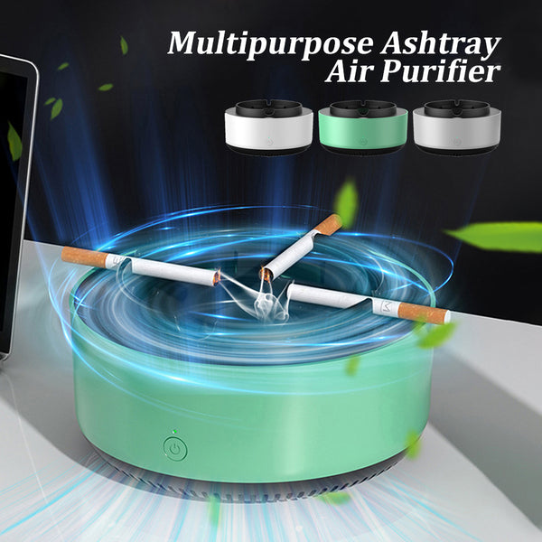 "PuriSmokeAshTray™ : Your Stylish Air-Purifying Ashtray Portable for car / home