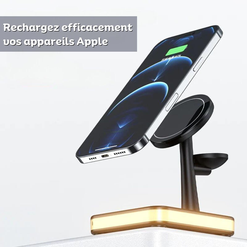 MagDock - 3-in-1 Wireless Charger